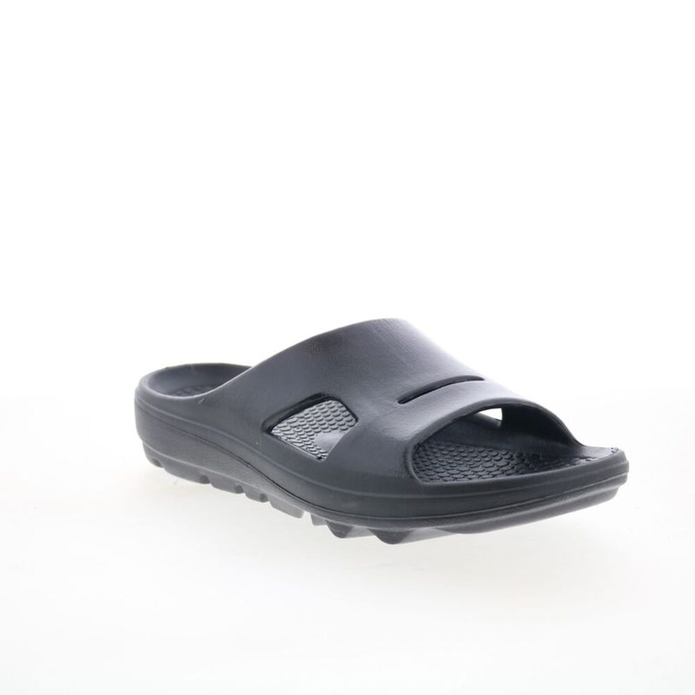 Spenco Mens Fusion 2 Fade Slide Black Shoes (NWT) - Picture 2 of 7